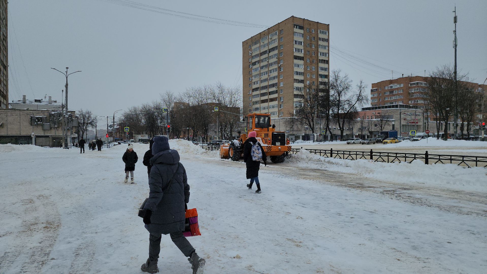 подольск, уборка снега,