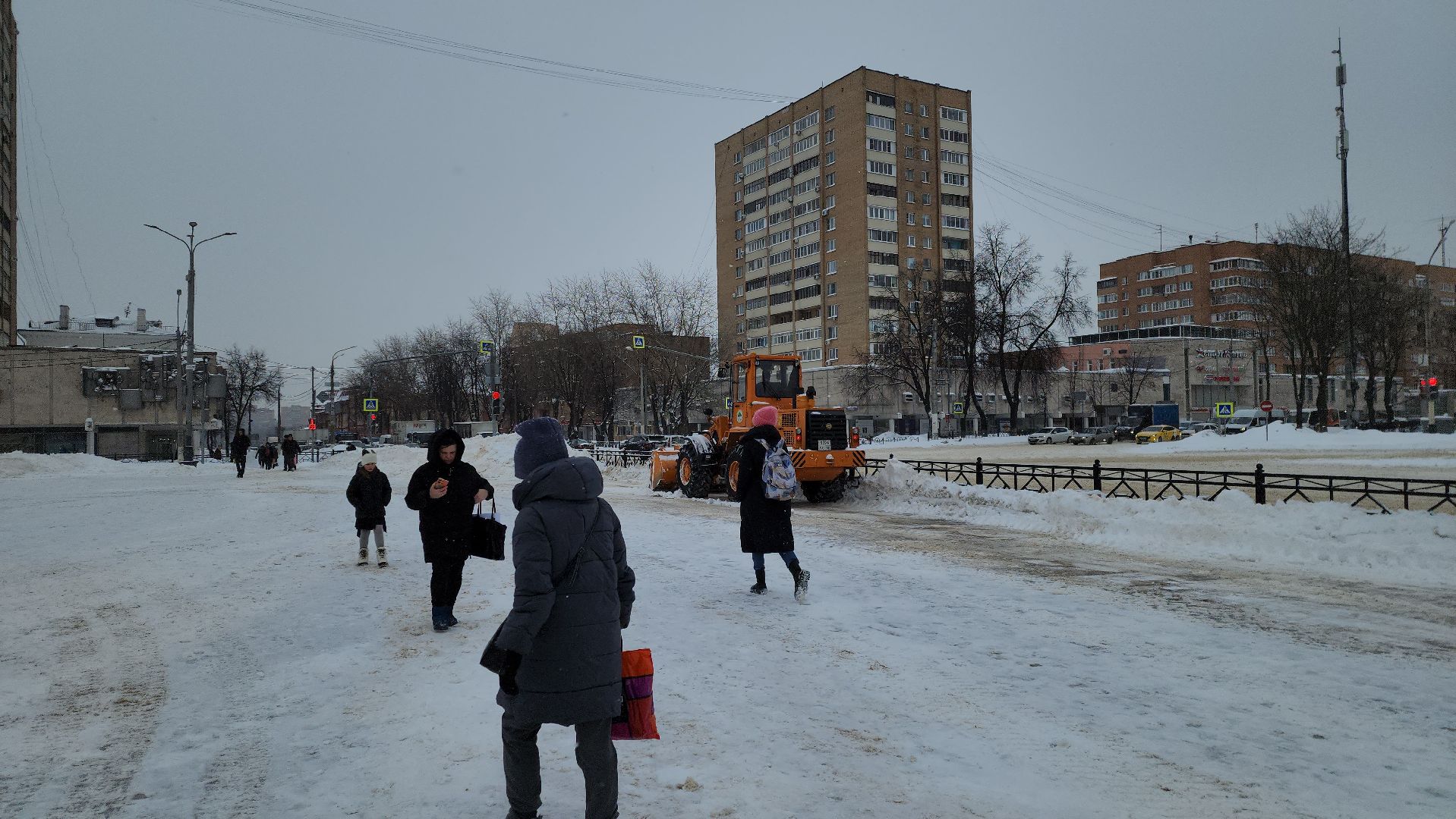 подольск, уборка снега,