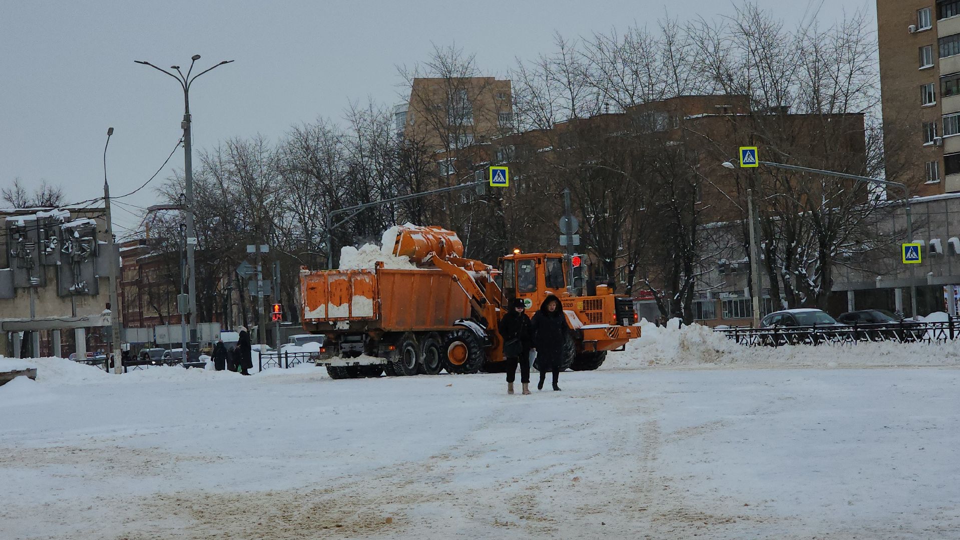 подольск, уборка снега,