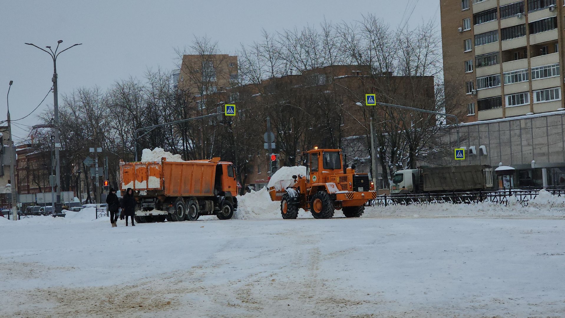 подольск, уборка снега,