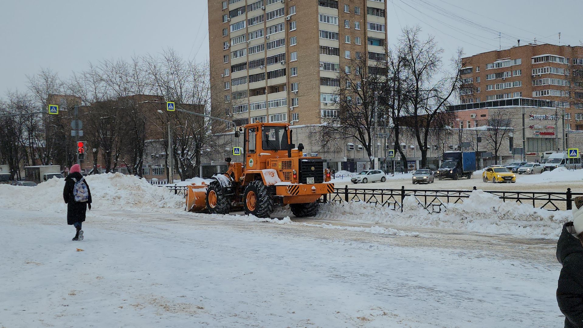 подольск, уборка снега,