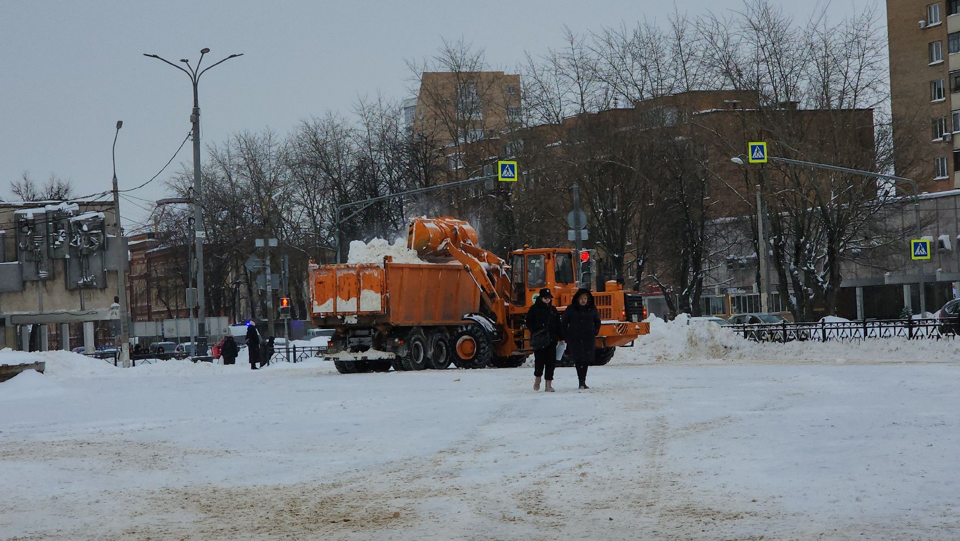 подольск, уборка снега,