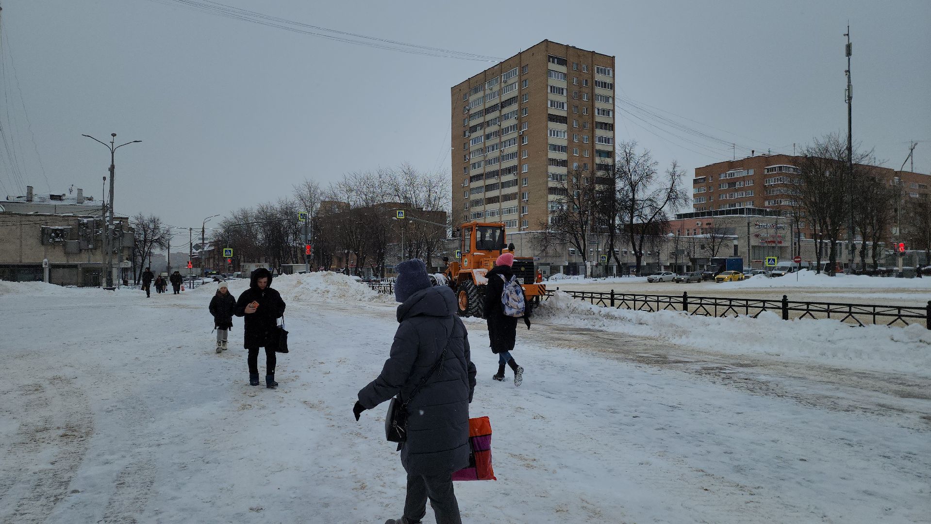 подольск, уборка снега,