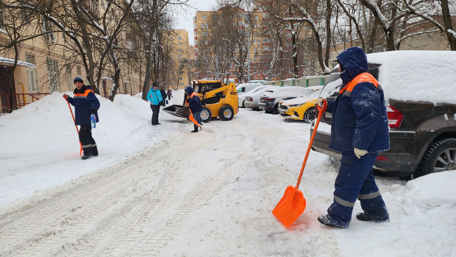 Подмосковье, Городской округ Пушкинский, Ивантеевка, городское хозяйство ивантеевка, Жкх, уборка снега,