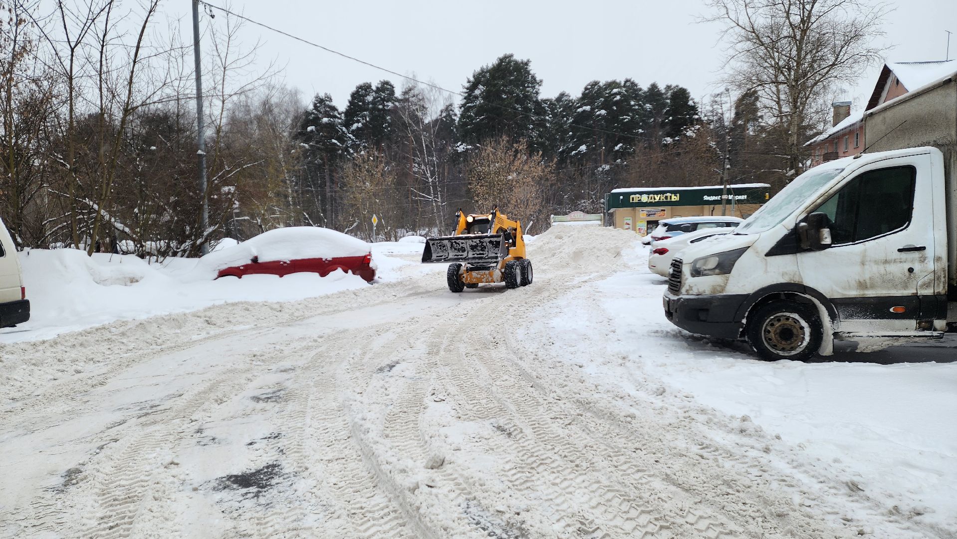 Подмосковье, Городской округ Пушкинский, Ивантеевка, городское хозяйство ивантеевка, Жкх, уборка снега,