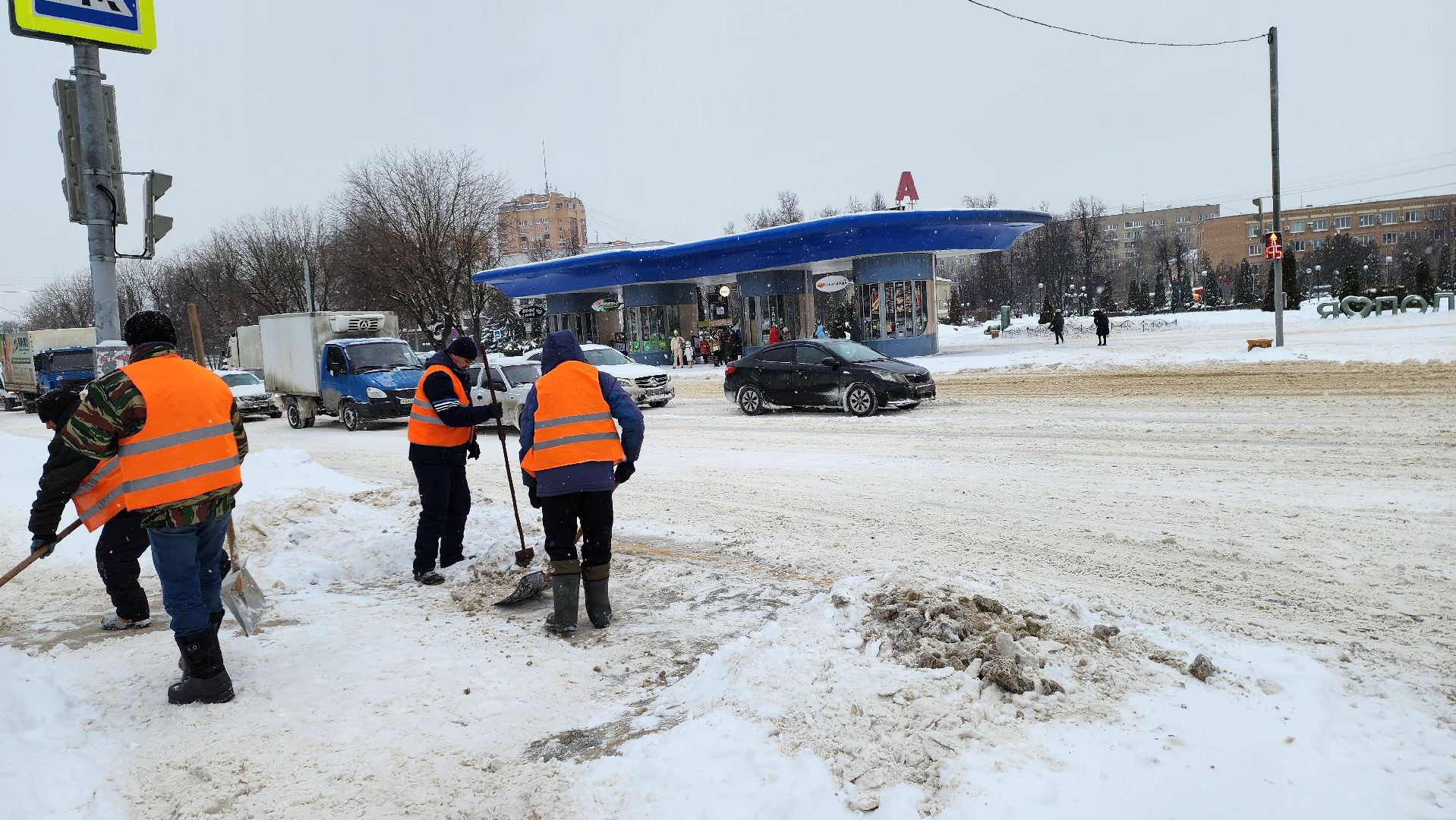 подольск, уборка снега,