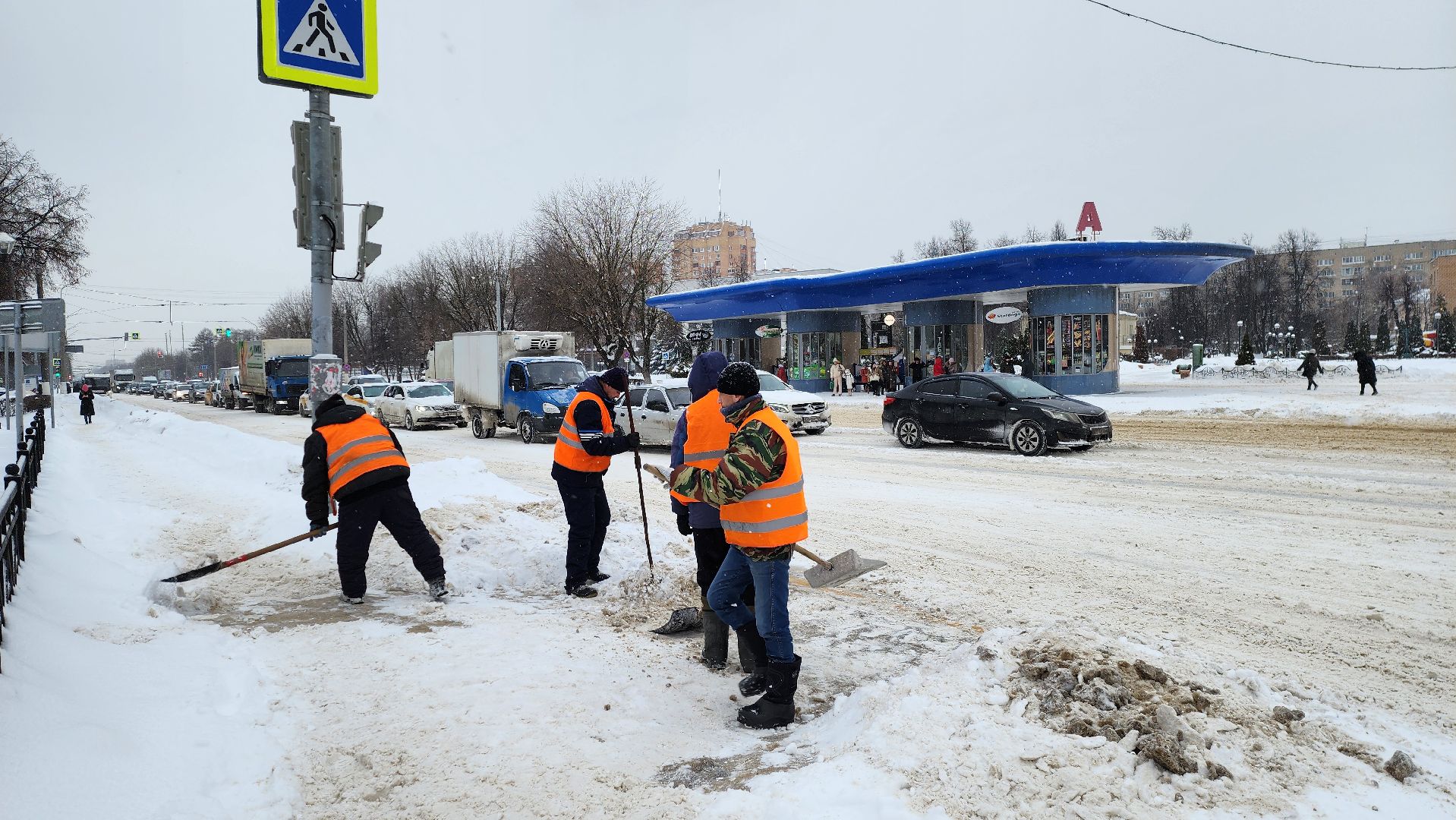 подольск, уборка снега,