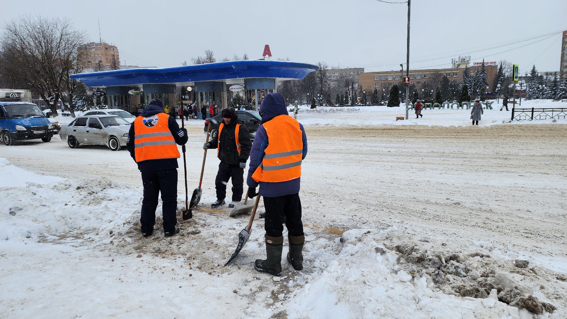 подольск, уборка снега,