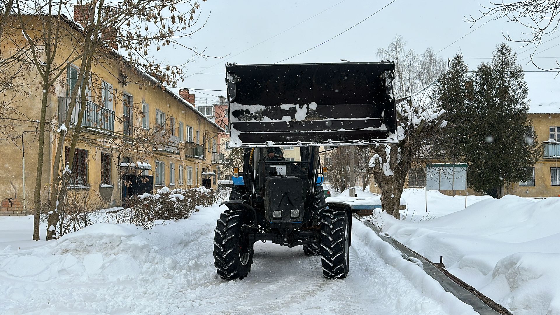 Клин, общество, ЖКХ, снег, уборка снега,