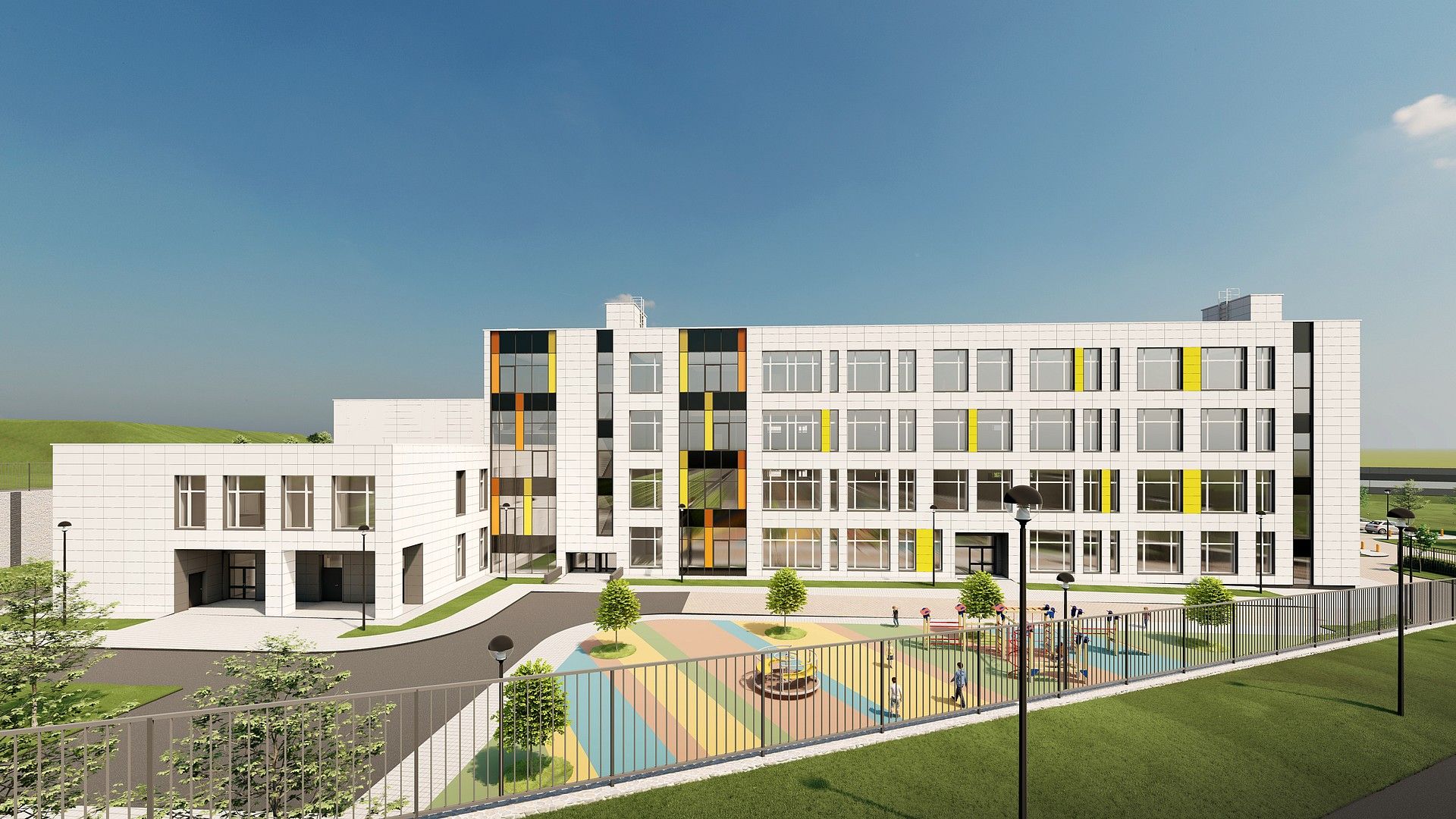 Звенигород, Образование, строительство школы,