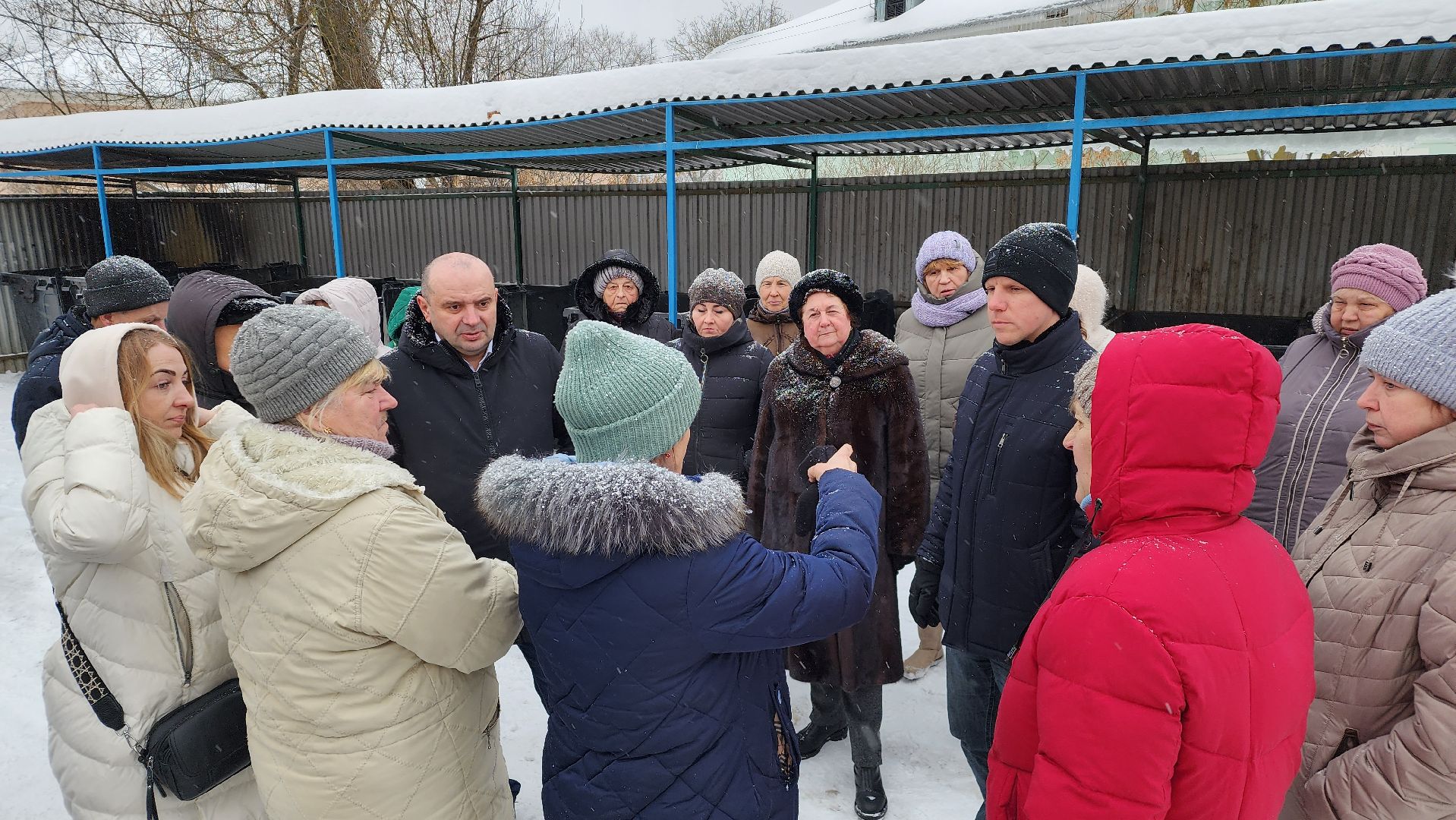 контейнерная площадка, Лосино-Петровский, вывоз мусора,