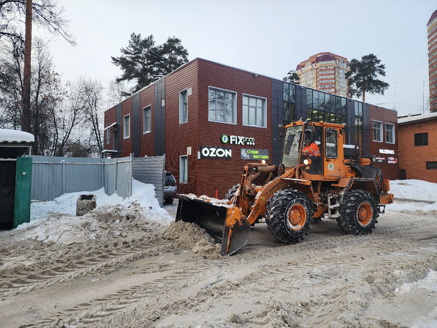 пушкино, уборка снега, коммунальные служба,