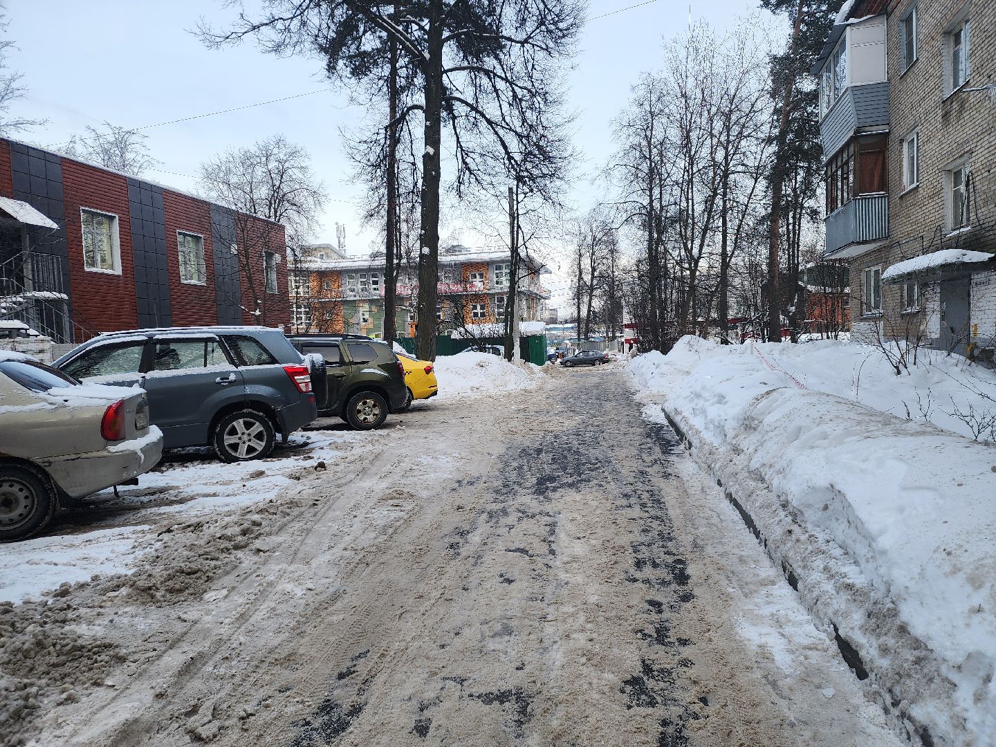 пушкино, уборка снега, коммунальные служба,