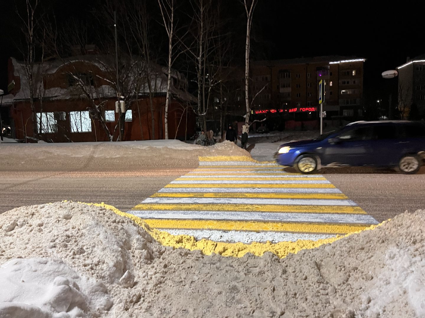 шаховская, пешеходный переход, проекционная подстветка, проекционный пешеходный переход,