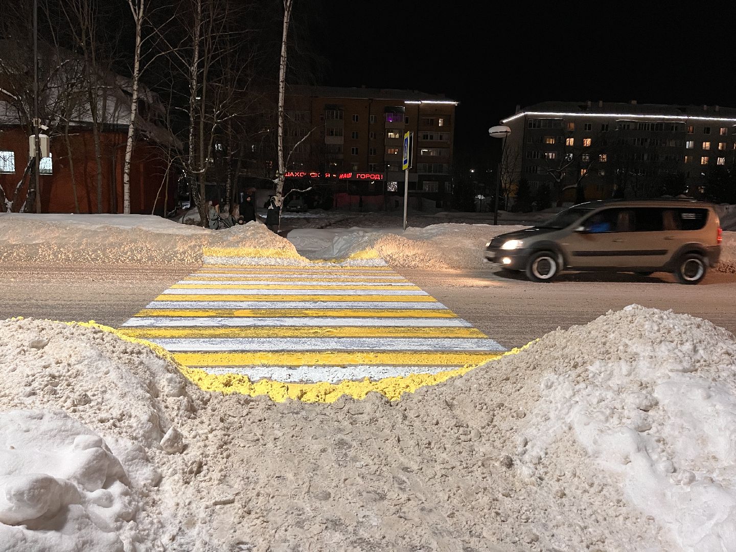 шаховская, пешеходный переход, проекционная подстветка, проекционный пешеходный переход,