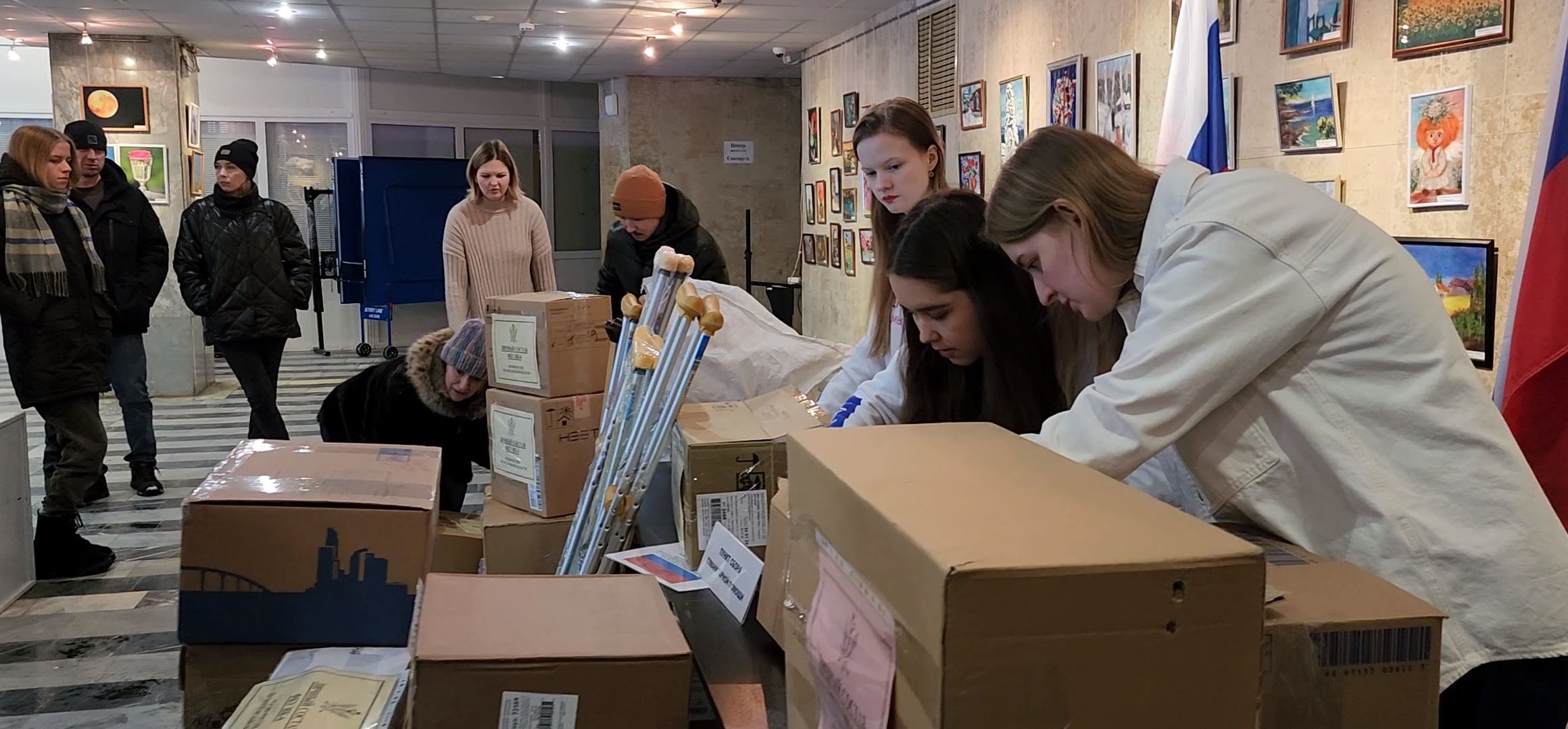 Коломна, гуманитарный груз, сво, день защитников отечества,