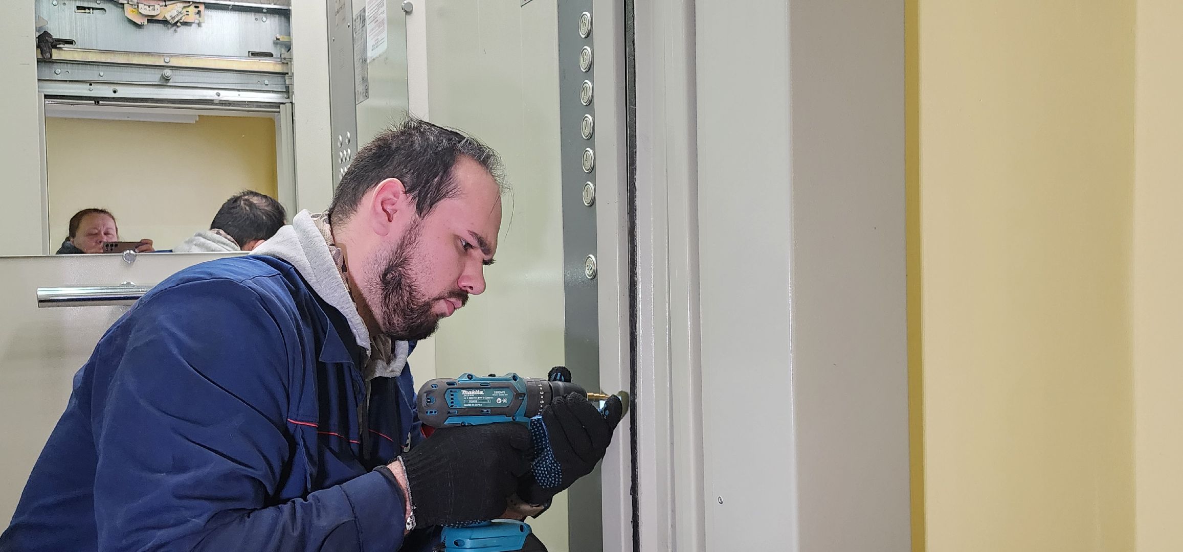 лифты, датчики движения, Домодедово-парк,