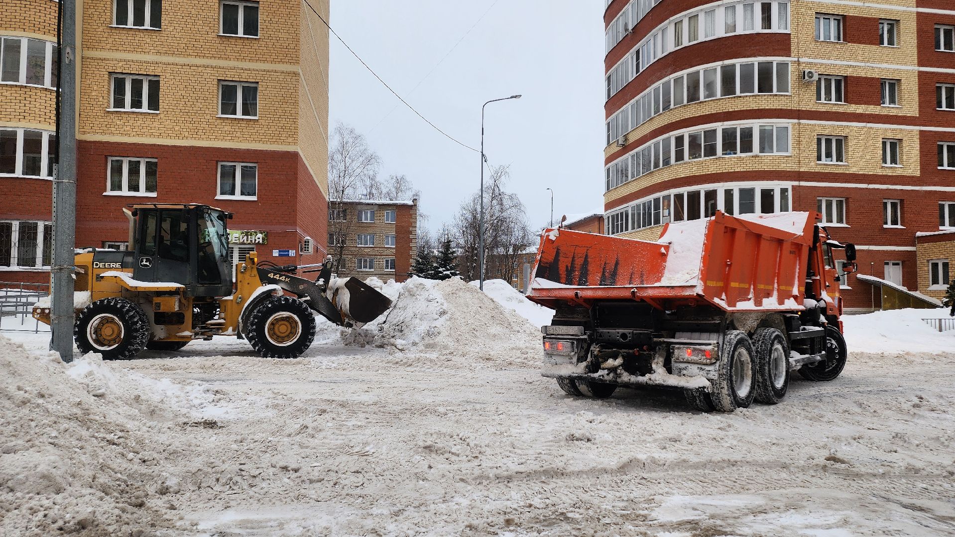Егорьевск, Подмосковье, Московская область, снег, егорьевская служба благоустройства,