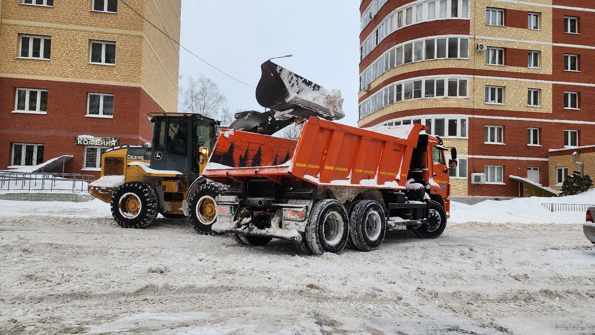 Егорьевск, Подмосковье, Московская область, снег, егорьевская служба благоустройства,