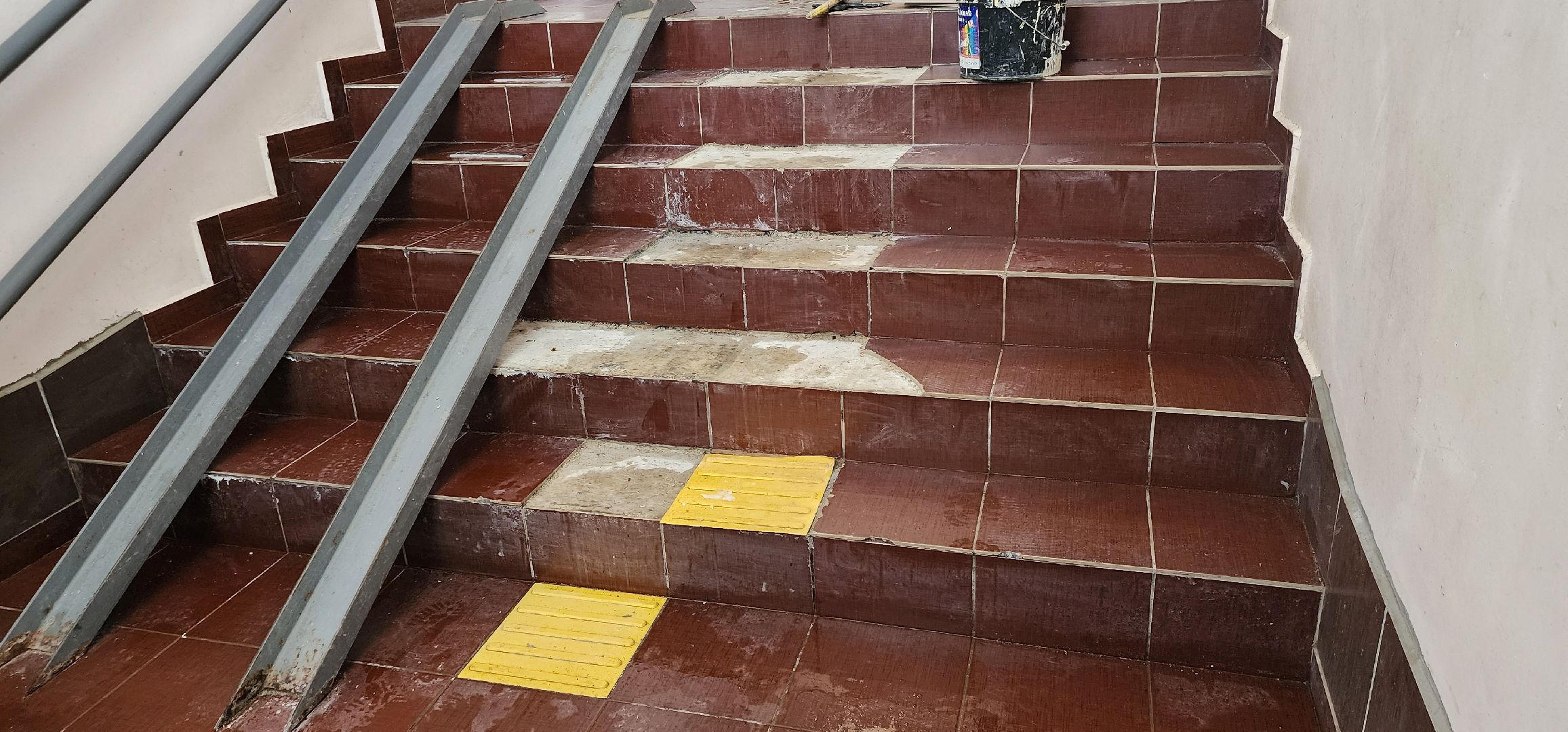 противоскользящая плитка, Домодедово - парк, поручение от жителей,