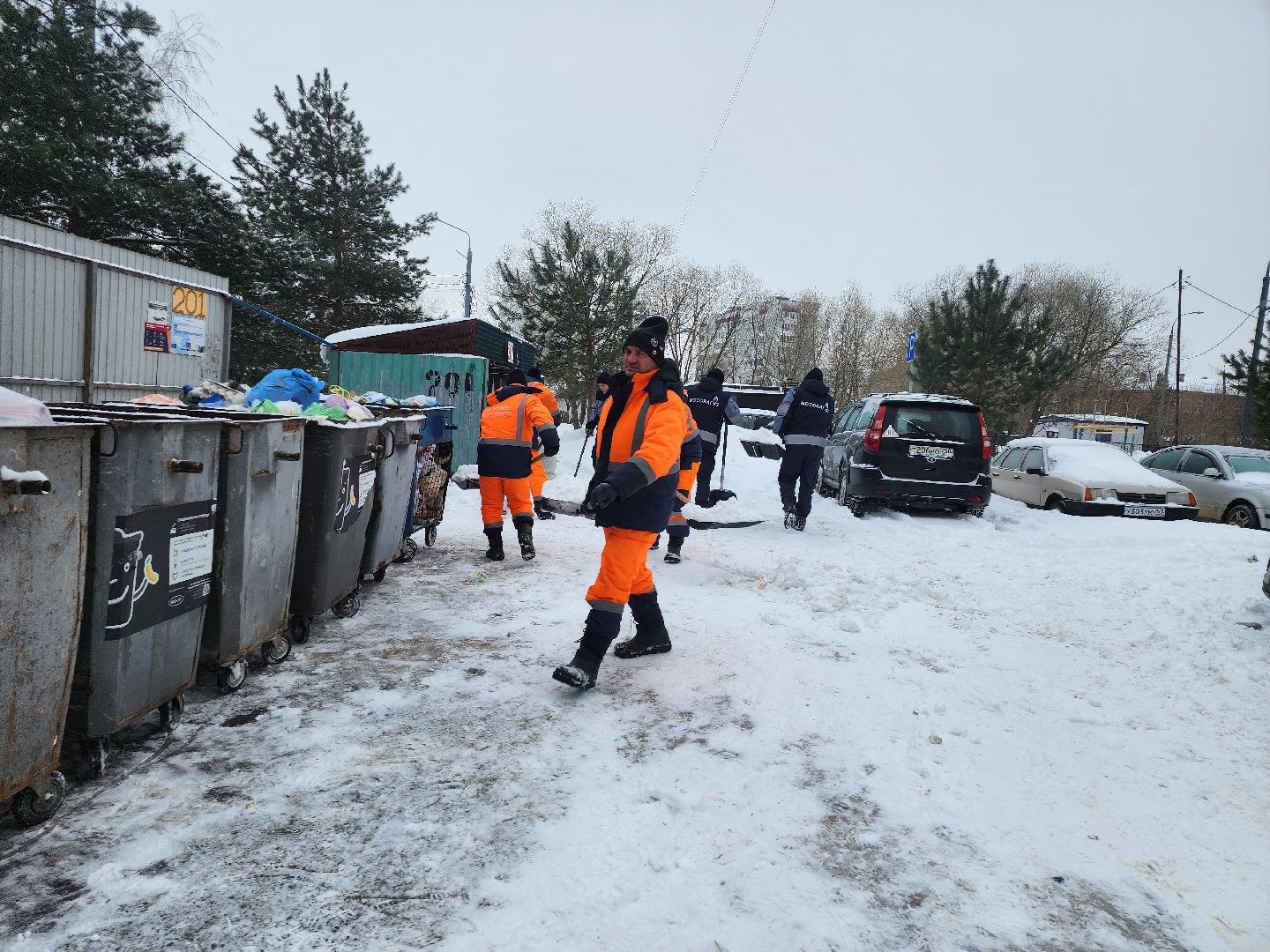 серпухов, подмосковье, уборка снега, комбинат благоустройства,мособлгаз,