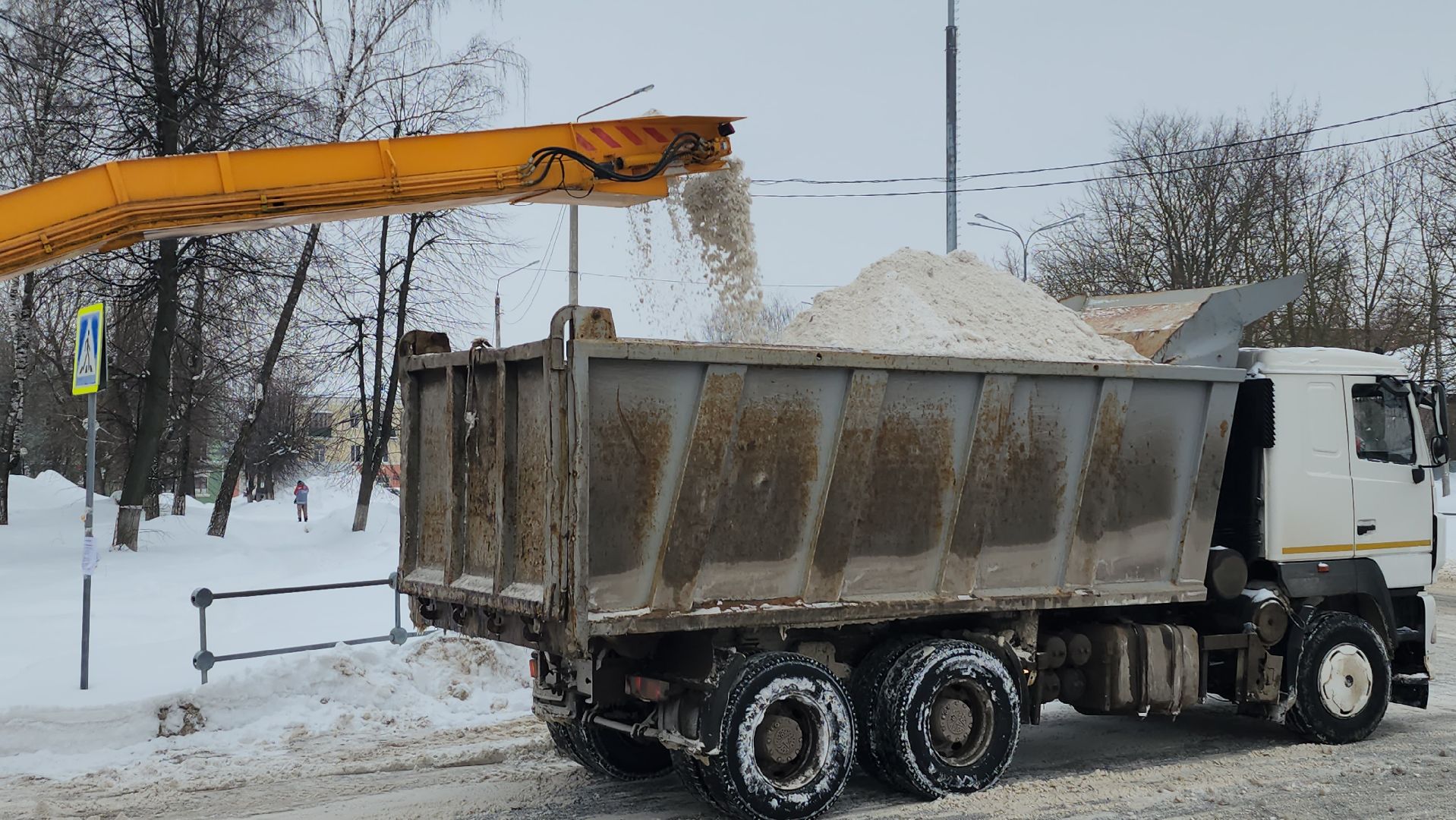 серпухов, уборка снега, комбинат благоустройства, улица карла маркса, улица чернышевского, улица ленинского комсомола,