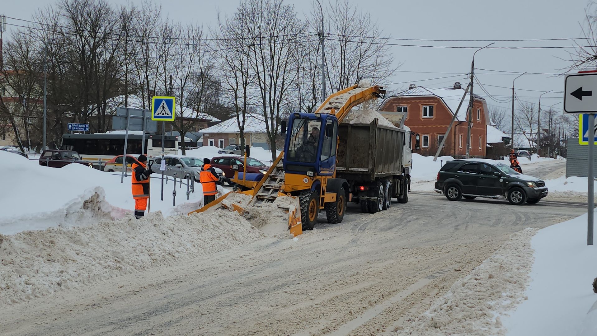 серпухов, уборка снега, комбинат благоустройства, улица карла маркса, улица чернышевского, улица ленинского комсомола,