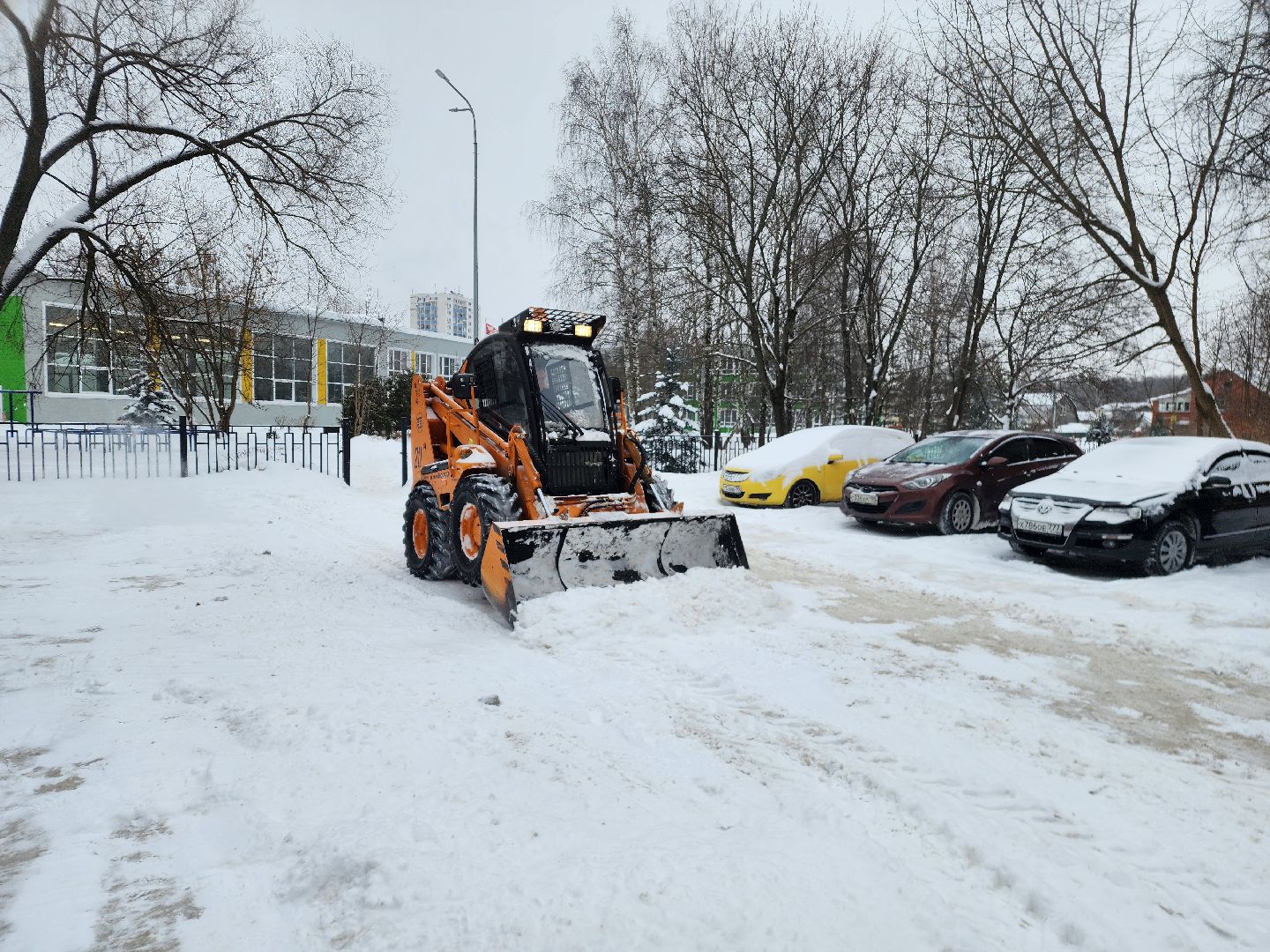 снегопад, жкх, уборка снега,фрязино,
