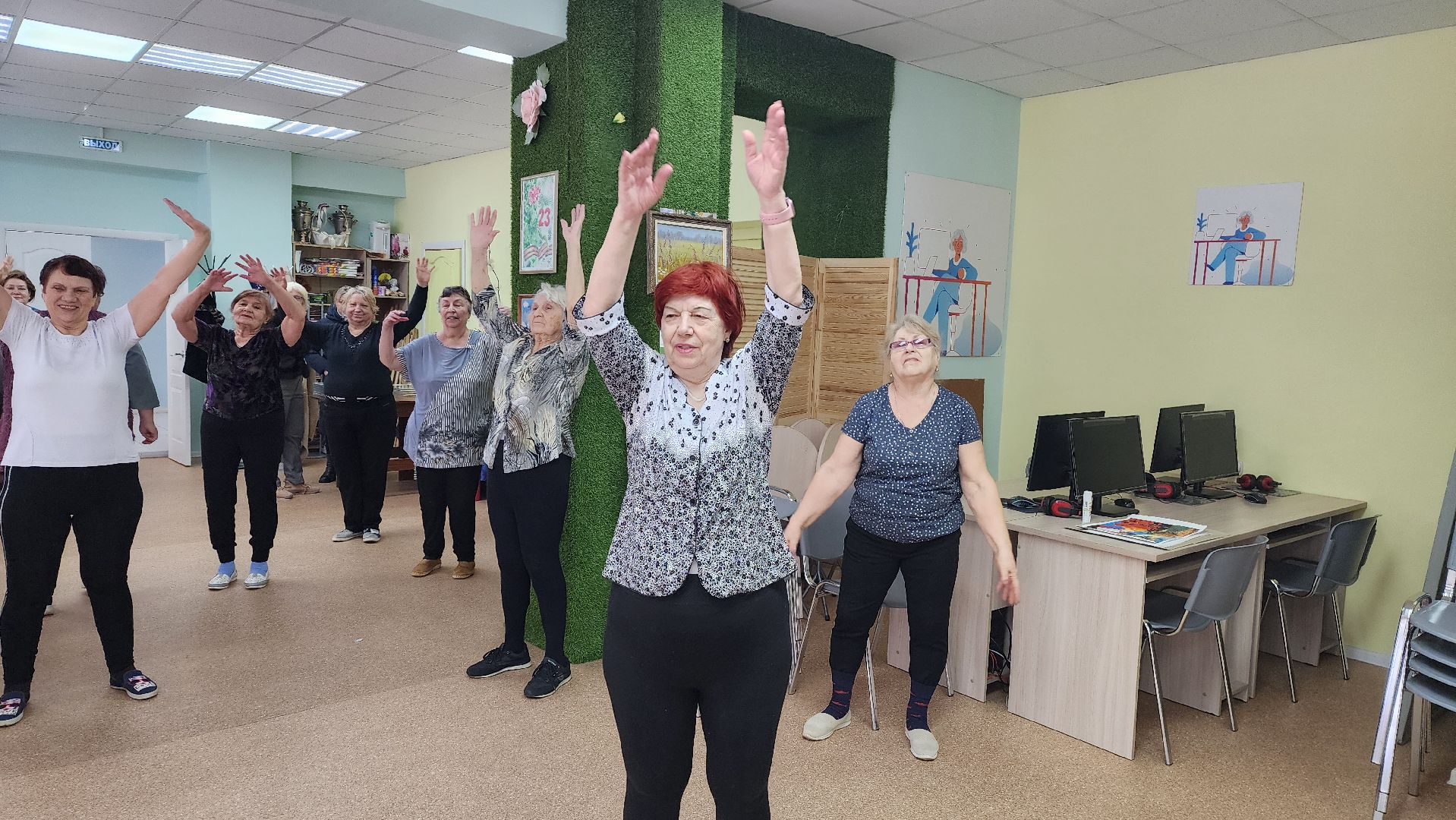 Подмосковье, Городской округ Пушкинский, Ивантеевка, активное долголетие, Фейсбилдинг, волонтрство,