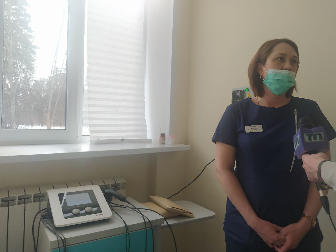 Больница, аппарат, физиотерапия, Монино