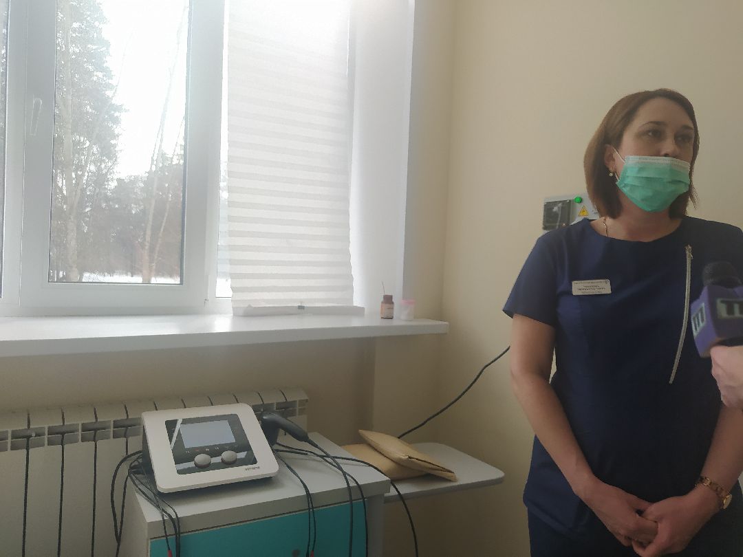 Больница, аппарат, физиотерапия, Монино