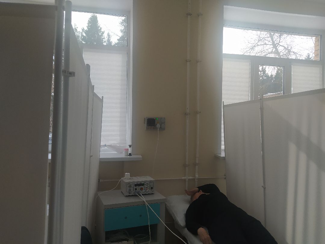 Больница, аппарат, физиотерапия, Монино