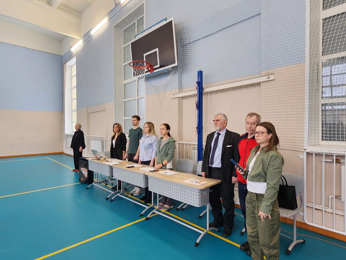 день защитника отечества, смотр строя и песни, школа,