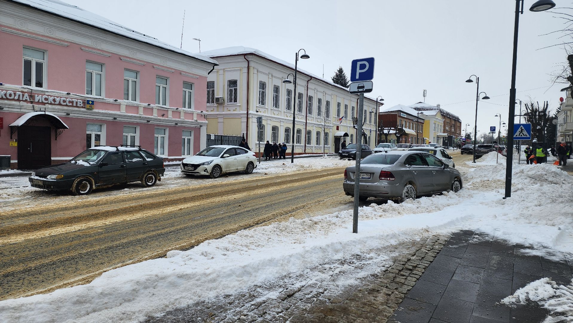 кашира, советская, уборка снега, жкх, мбу благоустройство, регенты, наледь,