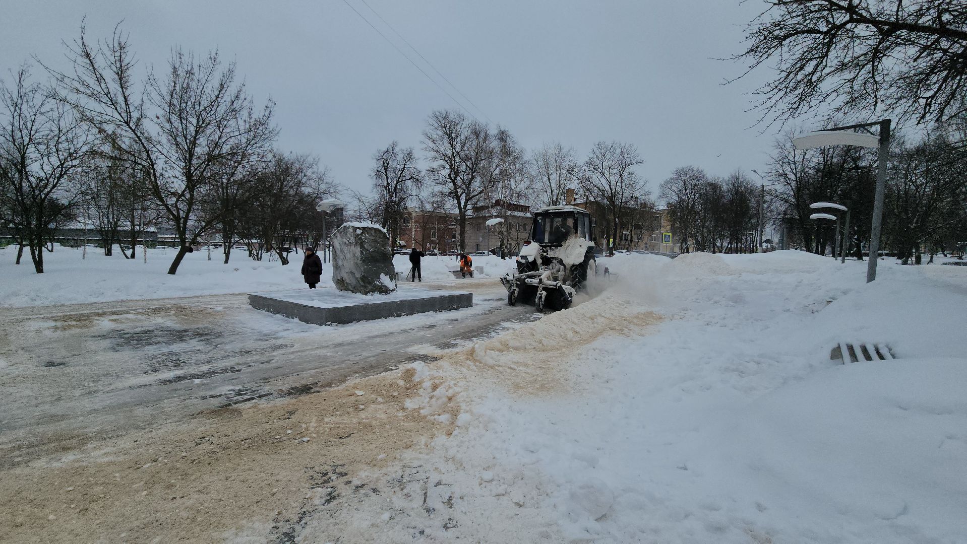 подольск, уборка города,