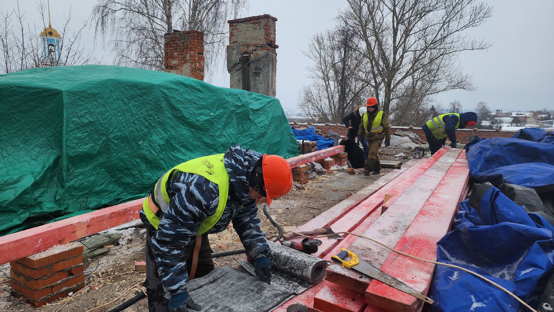 кашира, жкх, капитальный ремонт крыши, мкд, аварийная ситуация, кровля, стропила, подрядчик,