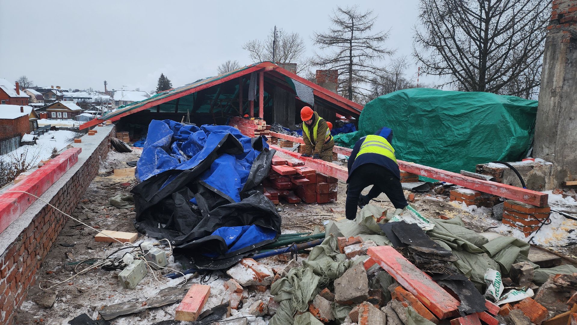 кашира, жкх, капитальный ремонт крыши, мкд, аварийная ситуация, кровля, стропила, подрядчик,