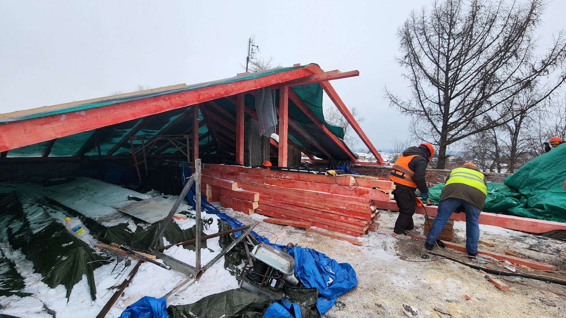 кашира, жкх, капитальный ремонт крыши, мкд, аварийная ситуация, кровля, стропила, подрядчик,