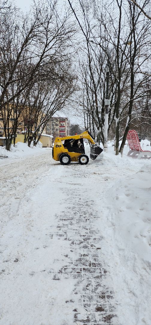 раменское, жкх, уборка снега на площади молодежи,