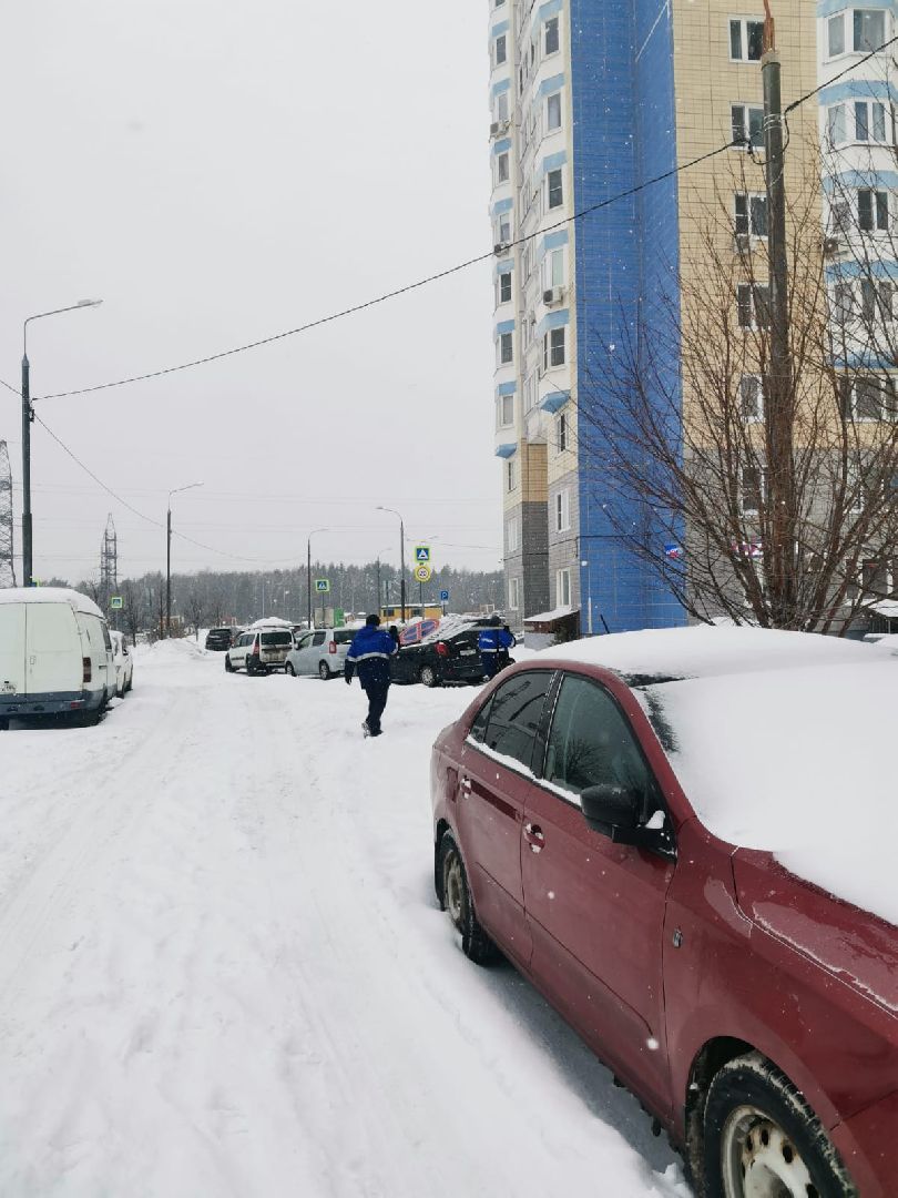 парковка запрещена, вывоз мусора, мкр Южный, Домодедово,