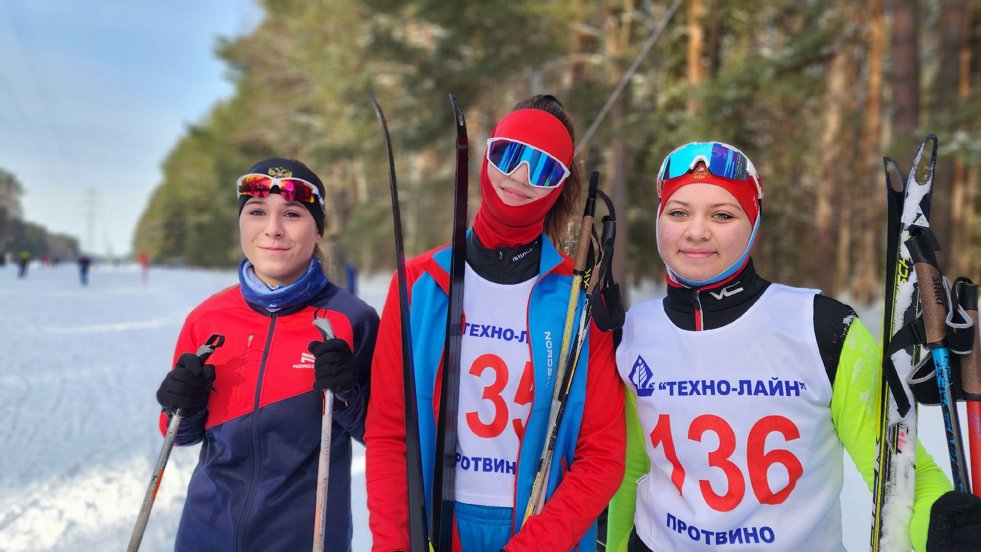 протвино, спорт, лыжня, гонка друзей, зимние виды спорта,