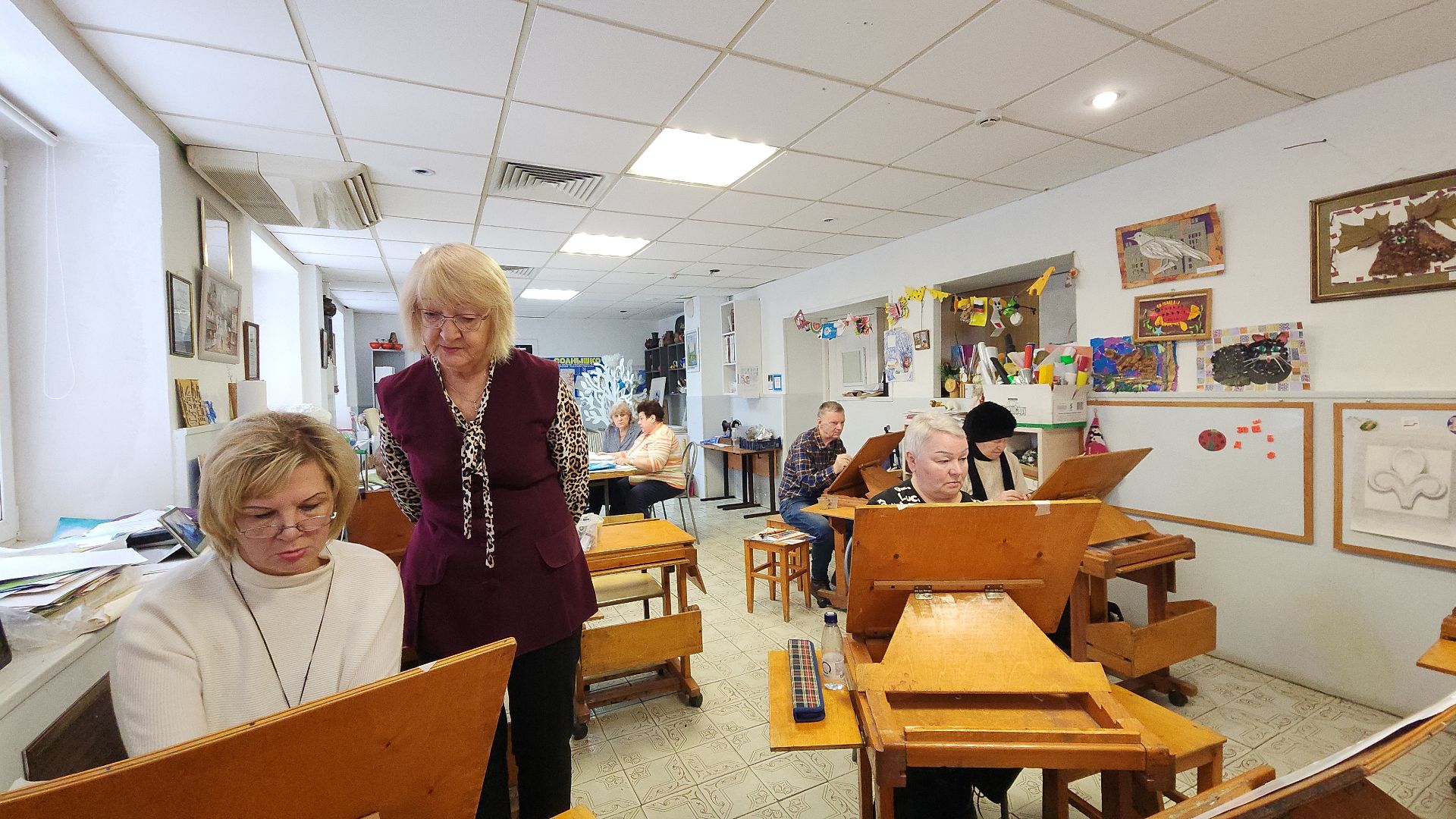 культура, культура и туризм в подмосковье, активное долголетие, активность, электросталь, мой город, жители города, изобразительное искусство, изостудия, старшее поколение,