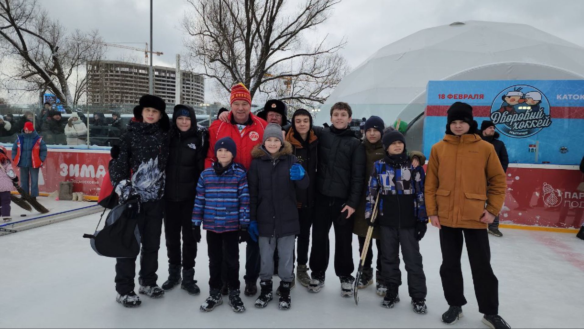 мытищи, Виктор Шалимов, хоккей, День семейного хоккея, яуза,