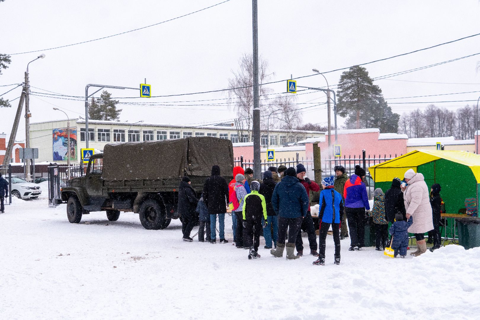 Егорьевск, спорт, лыжи, фестиваль, год семьи, снежные узоры,