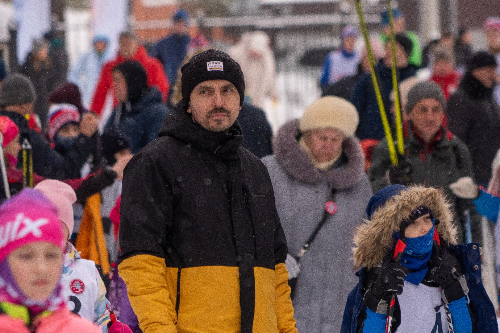 Егорьевск, спорт, лыжи, фестиваль, год семьи, снежные узоры,