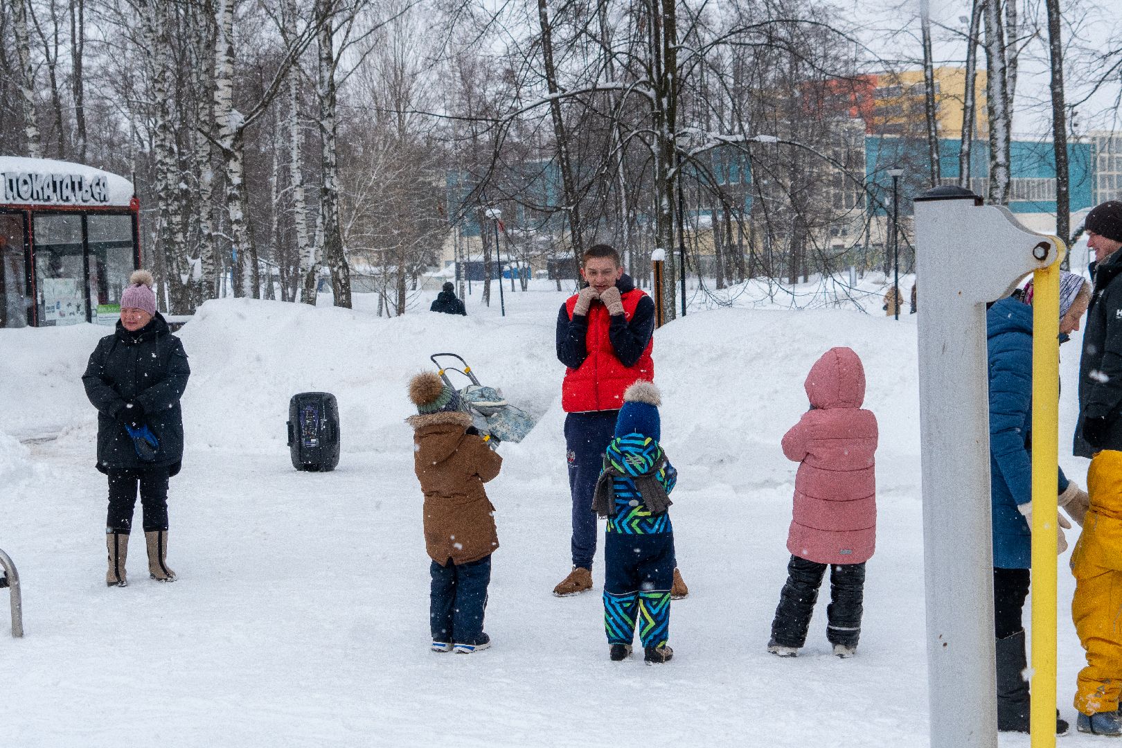 спорт, парк, бокс, подготовка, дети,