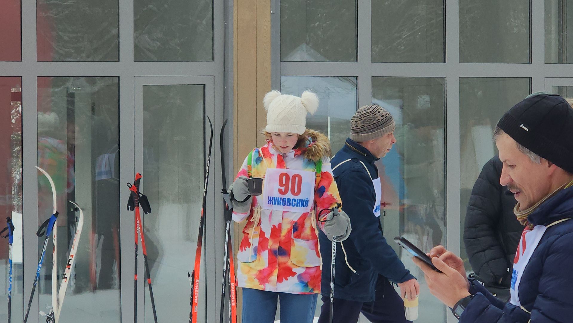 Лыжня России, соревнования, лыжи, СК Метеор, Комягин, Александр Аниканов, Алексей Александрин, Алексей Комягин,