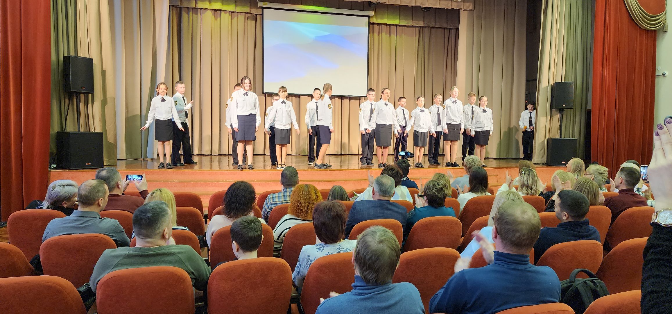 раменское, образование, торжественная церемония принятия в кадеты в раменской школе 21,