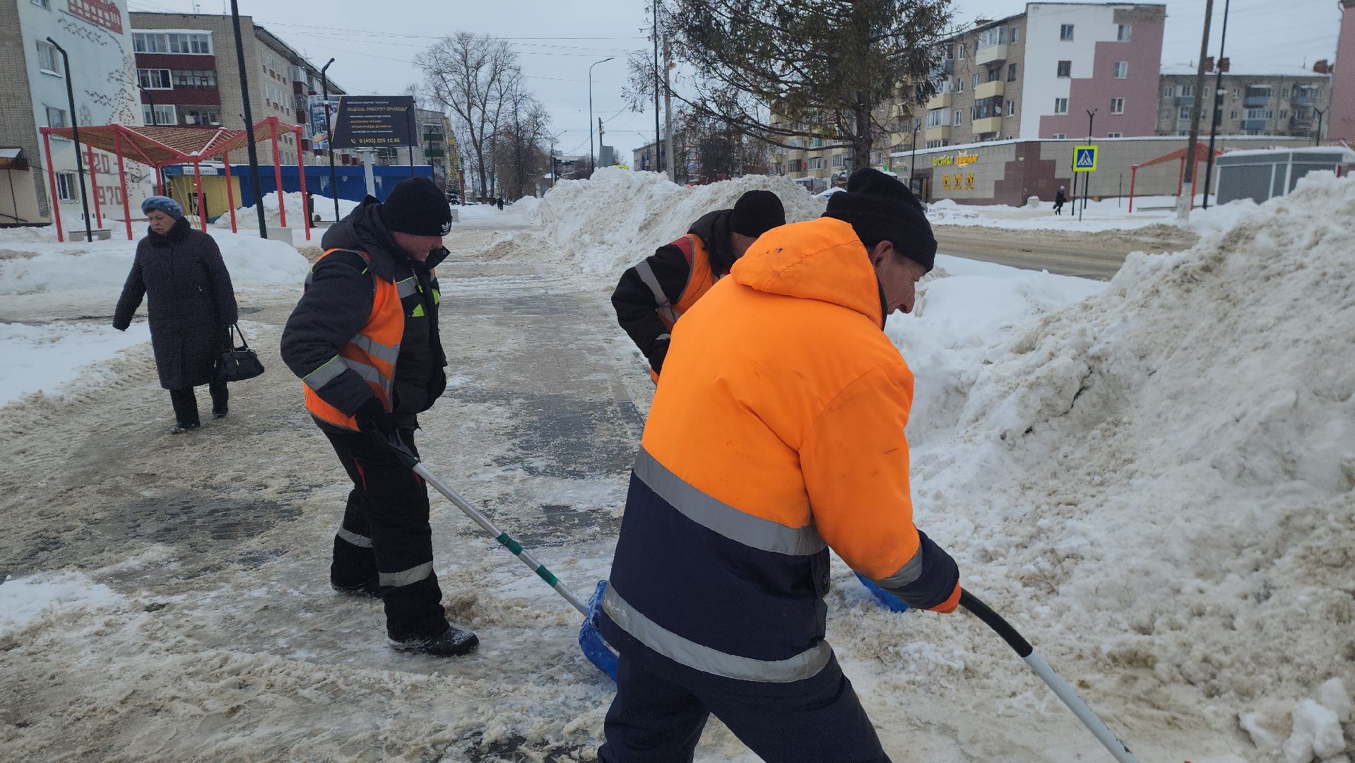 шатура, уборка снега и наледи, жкх и благоустройство, жкх подмосковье,