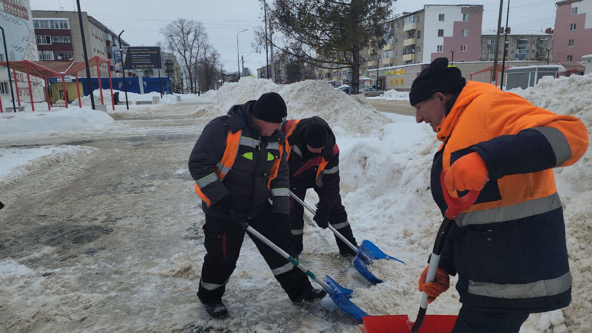 шатура, уборка снега и наледи, жкх и благоустройство, жкх подмосковье,